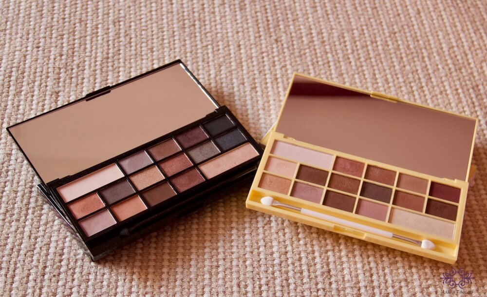 Paleta sombra de ojos marca I Heart Makeup tonos Naked Chocolate y Naked Underneath blog Lucia Taccari